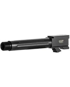 Brownells Fluted Match Grade Barrel - Glock 19 Gen 1-5, 9mm, 4.02" Threaded