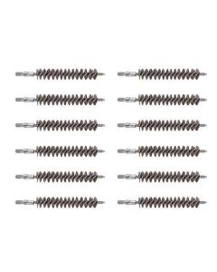 Stainless Steel Chamber Brush Set - .37/.357 Caliber Revolver, 12 Pack