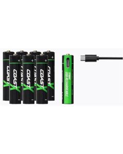 Zxaaa Rechargeable Battery 8-Pack - AAA Size