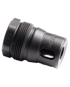Dead Air RXD674 XRF Xeno Rimfire Muzzle Brake Black Nitride 17-4PH Stainless Steel 1/2"x28 Threads 1.16" OAL 0.81" Diameter