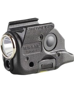 Streamlight TLR-6 HL Weapon Light with Red Laser - Glock 43X/48 Compatible, Black