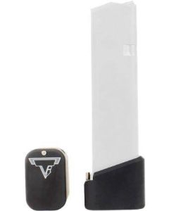 Taran Tactical Innovations GLOCK Base Pad - .45 ACP Models 21/41, +4 Capacity, Flat Black