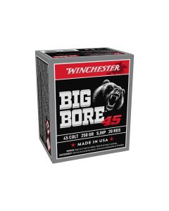 Winchester Big Bore 45 Long Colt Subsonic 250 Grain SJHP (Box)