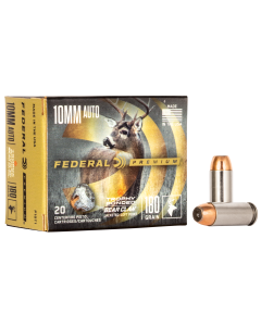 Federal Premium 10mm 180 Grain Trophy Bonded Bear Claw Jacketed Soft Point P10T1 (Box)