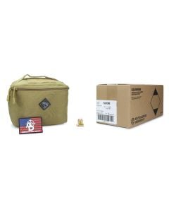CCI Blazer Brass 9mm 115 Gr FMJ 1000 Rounds w/ Free RTAC Ammo Pouch (Tan)