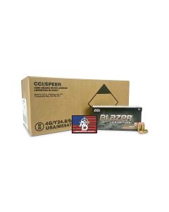 CCI Blazer Brass 9mm 124 Grain FMJ Ammo