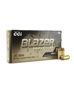 CCI Blazer 40 S&W 180 Gr JHP (Box)