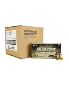 CCI Blazer 40 S&W 180 Gr JHP (Case)