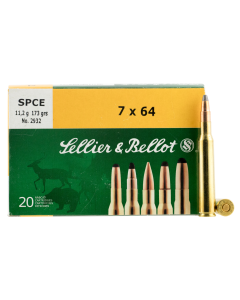 Sellier & Bellot Rifle 7x64mm Brenneke 173 Grain Soft Point Cut-Through Edge (Box)