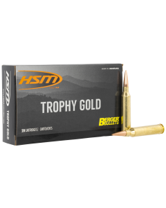 Hsm Trophy Gold 6.5x284 Norma 130 Grain Berger Hunting VLD Match (Box)