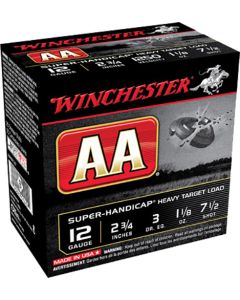 Winchester AA Super Handicap 12 Ga 2.75 1 1/8 oz 7.5 Shot (25 Rounds)