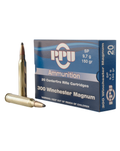Ppu Standard Rifle 300 Win Mag 150 Grain Soft Point (Box)