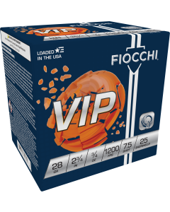 Fiocchi Exacta Target 28 Gauge 2.75 3/4 oz 7.5 Shot 28VIP75 (Box)