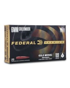 Federal 6mm Creedmoor 109 Gr Berger Long Range Target