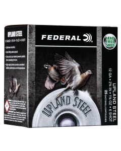 Federal Upland 12 Gauge 2.75 1 1/8 oz 6 Shot USH126 (Box)