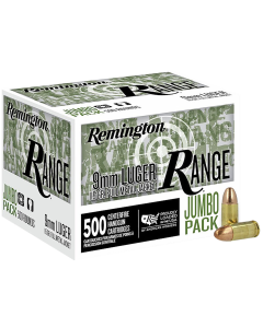 Remington Range 9mm 115 Gr FMJ Jumbo Pack (Box)
