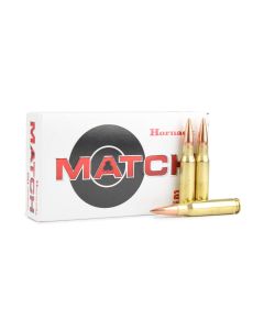 Hornady Match 308 Winchester 168 Gr Boat-Tail Hollow Point (Box)