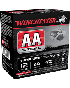 Winchester Aa 12 Gauge 2.75 1 oz 8 Shot AASCL12S8 (Box)