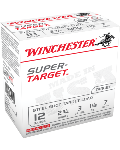 Winchester Super-target 12 Gauge 2.75 1 1/8 oz 7 Shot TRGT12S7 (Box)