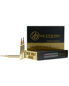Weatherby Select Plus 300 Wthby Mag 180 Grain Barnes Tipped TSX Lead Free (Box)
