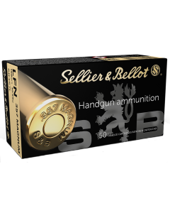 Sellier & Bellot Handgun 357 Magnum 158 Grain Lead Flat Nose SB357L (Box)
