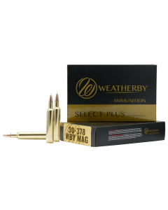Weatherby Select Plus 30-378 Wthby Mag 180 Grain Barnes Tipped TSX Lead Free (Box)