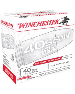 Winchester 40 S&W 165 GR FMJ (Case)