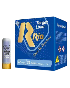 Rio Ammunition Target Load 12 Gauge 2.75 1 1/4 oz 9 Shot TG369 (Box)
