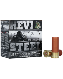 Hevishot Hevi-steel 12 Gauge 2.75 1 1/8 oz 2 Shot HS61222 (Box)