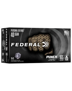 Federal Personal Defense 40 S&W 165 Grain JHP Ammo