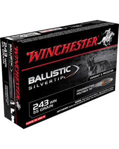 Winchester Ballistic Silvertip 243 Win 55 Grain Frangible (Box) / Rebate Eligible