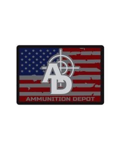 Ammunition Depot - Logo Flag Sticker