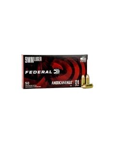 Federal American Eagle 9mm 124 Gr FMJ