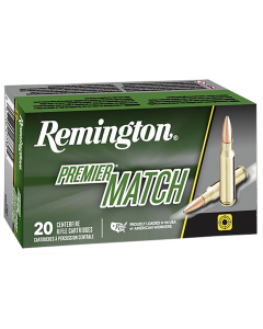 Remington Premier Match 308 Winchester 168 Grain Sierra MatchKing BTHP (Box)