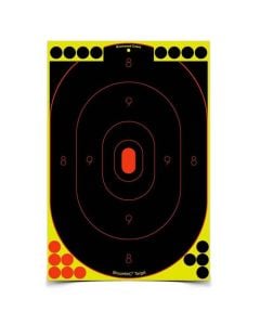Birchwood Casey Shoot-N-C 12x18 Oval Silhouette Targets, 5 Pack (Multi-Color)