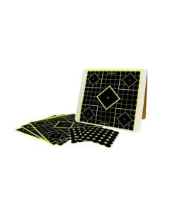 Birchwood Casey Shoot-N-C Reactive Sight-In Target Kit, 4 Pack (Black/Yellow)