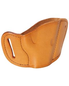 Bulldog Cases Molded Leather OWB Holster, Right Hand, Size Large (Tan)