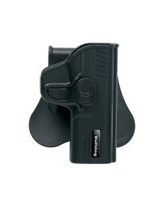 Bulldog Cases Rapid Release OWB Paddle Holster, Right Hand, fits Hi-Point 45/40 (Black)