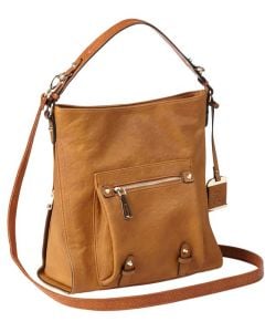 Bulldog Cases Anna Hobo Concealed Carry Purse Holster (Cognac)