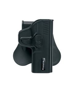 Bulldog Cases Rapid Release OWB Paddle Holster, Right Hand, fits Glock 21 (Black)