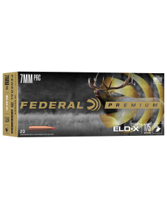 Federal Eld-x 7mm PRC 175 Grain Extremely Low Drag-eXpanding (Box)