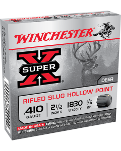 Winchester Super X 410 Gauge 2.50 1/5 oz Rifled Slug X41RS5 (Box)