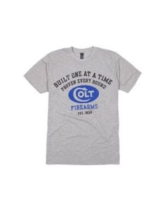 Colt Firearms Hoosier T-Shirt, Size 2X Large (Gray)