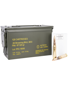 Ppu Rangemaster 50 BMG 625 Grain FMJ