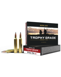 Nosler Trophy Grade Long-range 26 Nosler 129 Grain Nosler Spitzer AccuBond-Long Range (Box)