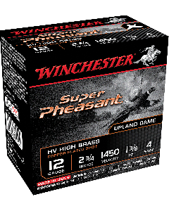 Winchester Super Pheasant 12 Gauge 2.75 1 3/8 oz 4 Shot X12PHV4 (Box)