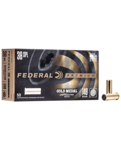 Federal Premium 38 Special Subsonic 148 Grain Lead Wadcutter GM38A (Box)
