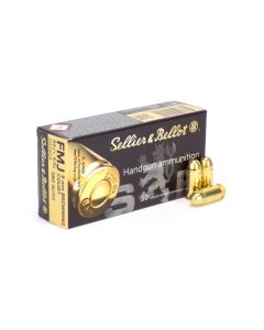Sellier & Bellot .380 ACP 92 Grain FMJ (Box)