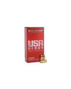 Winchester USA Ready 9mm 115 Gr Flat Nose FMJ