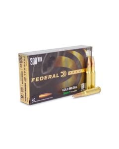 Federal Gold Medal Match 308 Winchester 168 Grain SMK BTHP